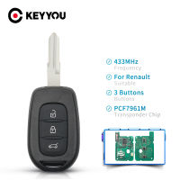 KEYYOU 23 Buttons Remote Key 434MHZ With 4A PCF7961M Chip For Renault Sandero Dacia Logan 2 Stepway Clio4 Duster 2016