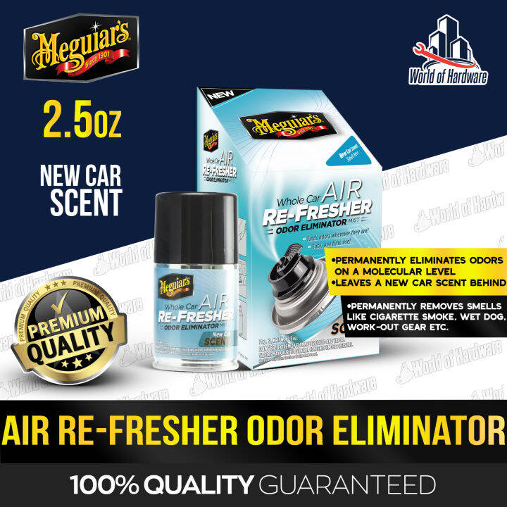Meguiar's Whole Car Air ReFresher Odor Eliminator Mist (G16402) New