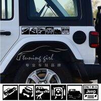 Car Stickers Off Road Decoration For Compass Patrio Wrangler Cherokee Windshield Trunk Bumper Doors Vinyls H20