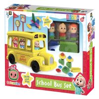 Cocomelon Fun Brick School Bus Brick Set ชุดบล็อกชุดรถบัสโรงเรียน