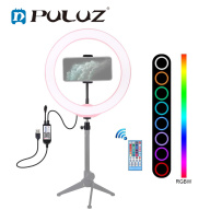 PULUZ 10.2 inch RGBW APP Remote Control Dimmable LED ring light USB Ring thumbnail