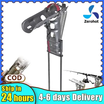 Updated Automatic Adjustable Tackle Bracket Double Spring Fishing Rod Holder
