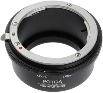 FOTGA Lens Mount Adapter Ring for Canon EOSM M2 M3 to Nikon G F AI AIS AF-S lens