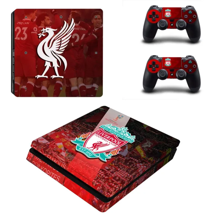 Cool Liverpool Football Club Style Ps4 Slim Decal Skin Sticker For Sony Playstation 4 Slim Console Protection Film 2pcs Controllers Protective Cover Ysp4s 2508 Lazada