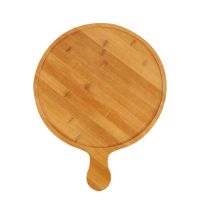 Bamboo Wooden Round Pizza Tray Cafe Dessert Pizza Tray Baking Pizza Tray