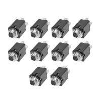 10ชิ้น6.35Mm Audio Plug ซ็อกเก็ต Pj-612ขั้วต่อ3พินพร้อมน็อตสกรู