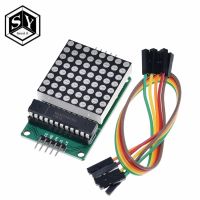 8x8 8x8 MAX7219 Dot Led Matrix Module MCU LED Display Control Module For Arduino 5V Interface Module Output Input Common Cathode