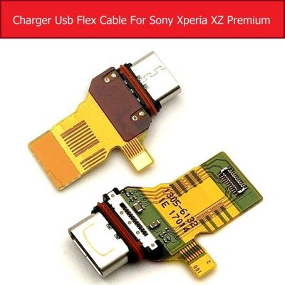 บอร์ดชาร์จพอร์ต Usb สำหรับ Sony Xperia Xz/ Xzs/Xz พรีเมี่ยม Xz1/Xz1คอมแพคสายชาร์จขนาดเล็กโมดูลเชื่อมต่อซ็อกเก็ตด็อคสายเคเบิลงอได้