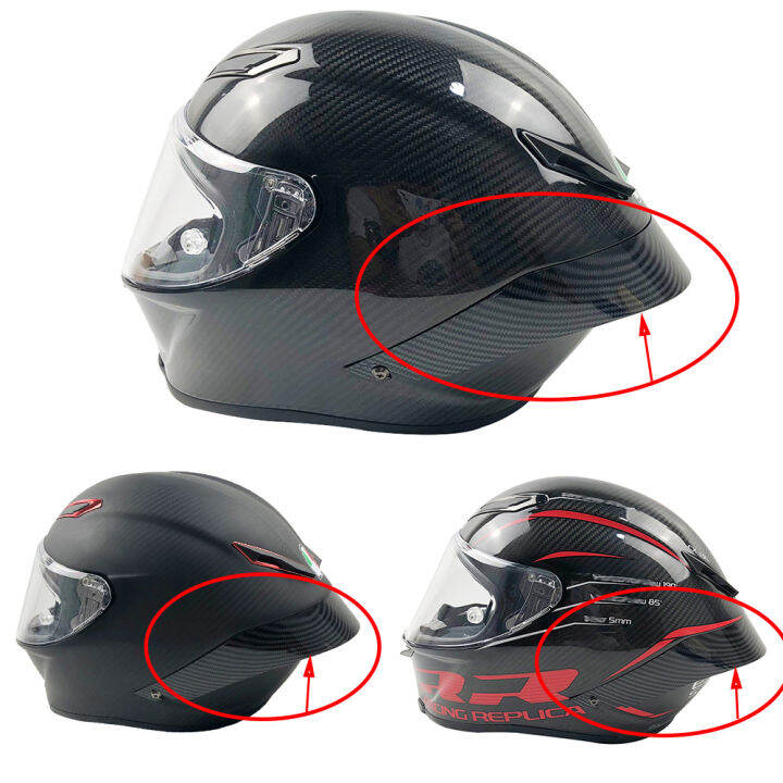 Rear Trim Spoiler/Case For AGV Pista GP RR & Corsa R Motorcycle Helmet - Decorative Accessory (PC Material)