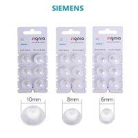 ZZOOI Siemens Click Dome 6/8/10/12 mm open and closed domedDouble For CIC RIC Hearing Aids - 6 Domes Each.open and closed domed