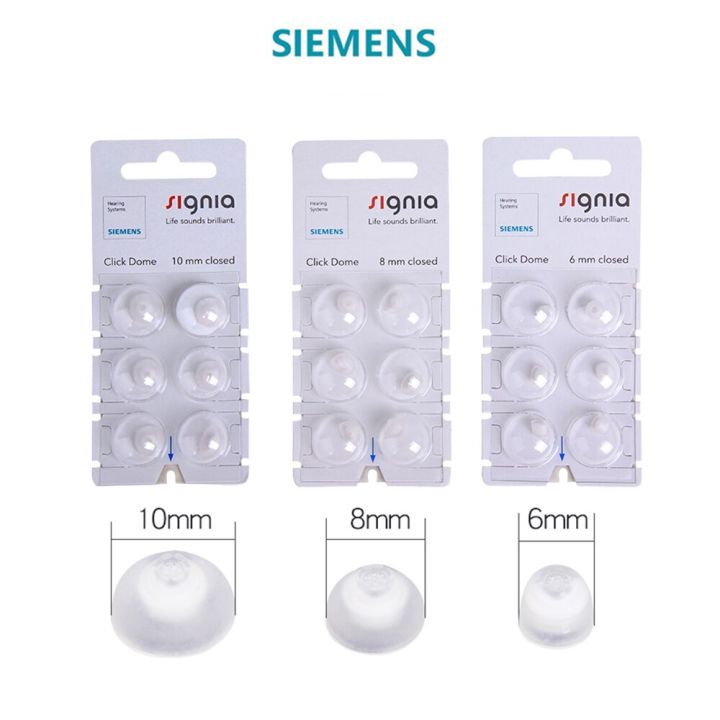 zzooi-siemens-click-dome-6-8-10-12-mm-open-and-closed-domeddouble-for-cic-ric-hearing-aids-6-domes-each-open-and-closed-domed