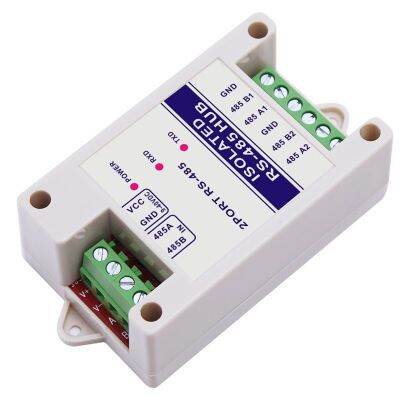 485 Repeater Photoelectric Isolation เกรดอุตสาหกรรม RS485 Hub 2-Port Signal Amplifier ป้องกันการรบกวน Lightning Protection