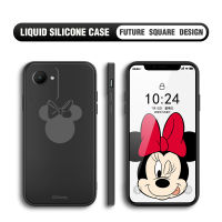 Mop เคสห้างสรรพสินค้าสำหรับ Realme C30S การ์ตูน Disny Minie Micky เคสโทรศัพท์เดิมนุ่มปลอกซิลิโคนขอบสี่เหลี่ยมฝาปิดเลนส์เต็มเคสป้องกันทนแรงกระแทก