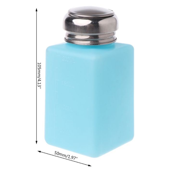 200ml-empty-liquid-alcohol-press-bottle-glue-residue-remover-clean-tool-portable-dispenser-pump-bottle