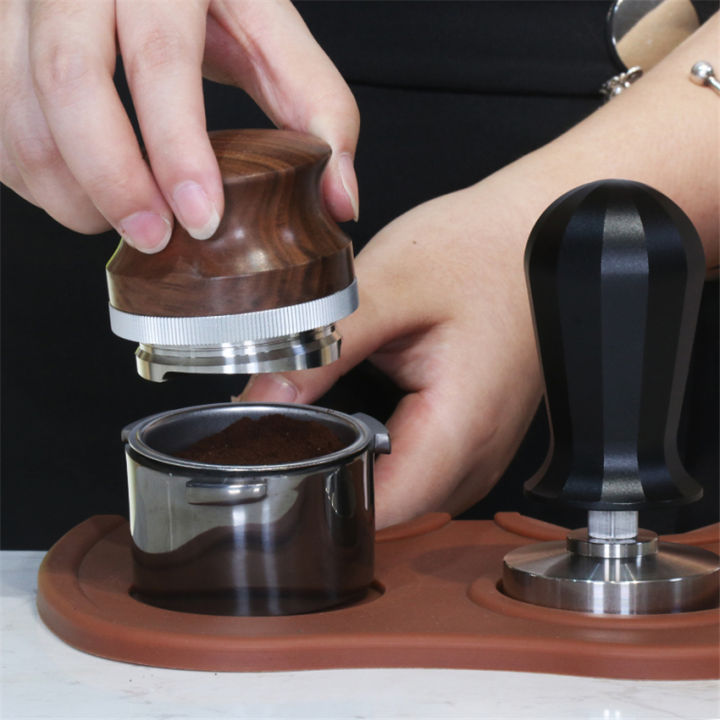 51535858-35mm-coffee-tamper-adjustable-fanflat-base-walnut-wood-handle-espresso-powder-hammer-coffee-accessories-barista