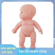 MXE Búp bê em bé 12cm thực tế mô hình mô phỏng trẻ sơ sinh bằng nhựa vinyl