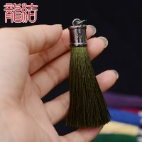 [COD] knot Korean style zipper hanging tassel key chain card bag gun electroplating easy to fade factory wholesale stock