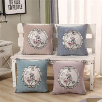 45x45cm European Chenille Flower Jacquard Sofa Cushion Cover Home Living Room Pillowcase