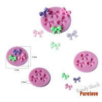 【Ready Stock】 ☒❇✈ C14 Purelove❥ New Diy 3D Cake Decorating Bowknot Shaped Fondant Sugar Cake Silicone Mold Art Tools