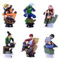 【SALE】 tiorinsecur1988 6ชิ้น/เซ็ตนารูโตะ Hokage Actionable ตุ๊กตาหมากรุก Pvc อะนิเมะ Hokage Sasuke Jiala รุ่นของขวัญตกแต่งของเล่นสำหรับเด็ก