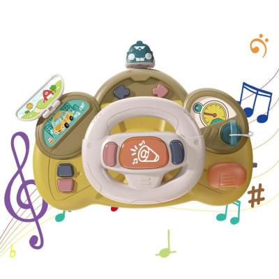 Toddler Steering Wheel Toy Multifunctional Interactive Toy Steering Wheel with Realistic Sound and Light Kids Steering Wheel for Toddler Boys and Girls Ages 1 Drive Car Toys delightful