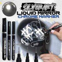 hot！【DT】 Silve Paint Mirror Metallic Oil-Based Marker Reflective for DIY Card Marking