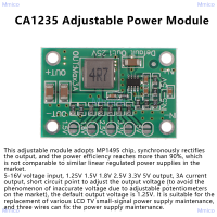 Mmico โมดูลปรับกำลังไฟได้ CA1235 CA-1235โมดูลจ่ายไฟฟ้า1.25v 1.5 1.8 2.5 3.3เอาต์พุต5-16v อินพุต step-down