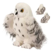▲▬ Owl Animals Toys Mini Owl Plush Toy Owl Bird Stuffed Animal Simulated Owl Animal Model Bird Stuffed Animal Animal Owl