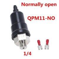 สวิตช์ไฮดรอลิกไดอะแฟรมปรับแรงดันขนาดเล็ก1/4 "1/8นิ้ว QPM11-NC/QPM11-ไม่มีสายสวิตช์แรงดันหัวฉีดด้ายภายนอก