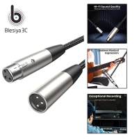 สายไมโครโฟน Blesiya XLR สาย XLR สำหรับเครื่องขยายเสียงไมโครโฟนสตูดิโอบันทึก