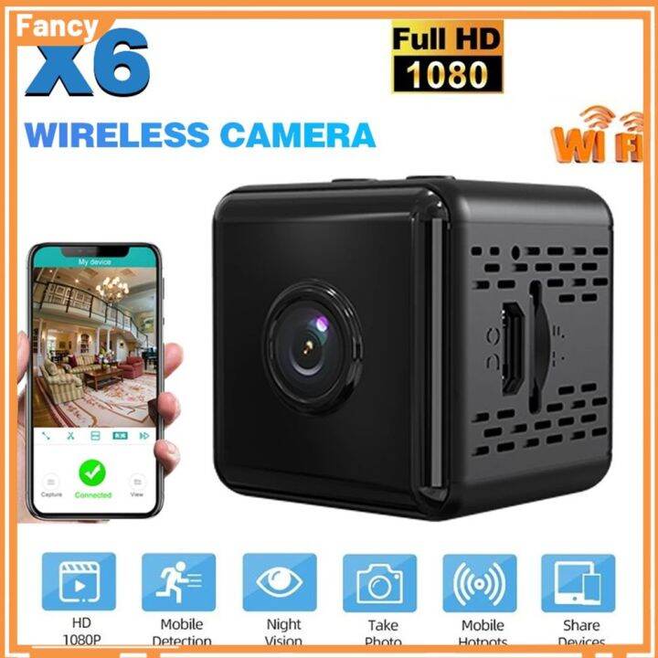Fancy store X6D 1080P HD Security Camera Mobile hidden camera connect