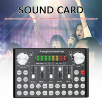 F9&amp;F007 Live Sound Card การ์ดเสียงมิกเซอร์ การ์ดเสียงพร้อม Bluetooth