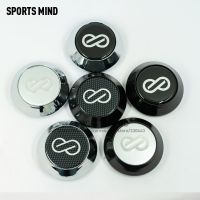 4PCS/Lot 65MM Car Wheel Center Hub Caps For ENKEI Emblem Logo Chrome / Black Auto Styling Rim Hub Cap