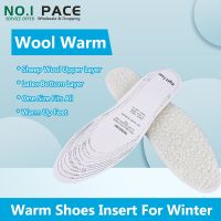 NOIPACE Warm Insoles Wool Pads for Cold Weather One Size Fits All Women Men Boot Liners Winter Thermal Insoles Shoes Insert Sole