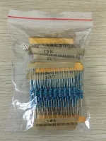 300pcs 1K-1M Ohm 1/2w Resistance 1 Metal Film Resistor Assortment Kit Set 30Kindsx10pcs 300PCS Free Shipping