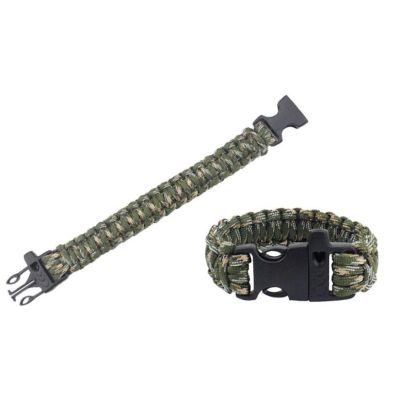 3 Meters Paracord with Whistle Core 550 Cord Weave Outdoor Emergency Survival Camping Tools Gadgets