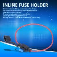 20 ชิ้น/เซ็ต Inline Fuse Holder 18AWG กันน้ำฟิวส์ผู้ถือซ็อกเก็ตใบมีดฟิวส์ 15a