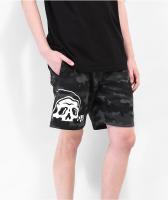 กางเกงขาสั้น Lurking Class by Sketchy Tank Black Camo Sweat Shorts รับประกันของแท้ มือ1 พร้อมส่ง