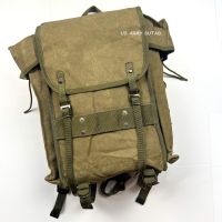 กระเป๋าเป้สำหรับเดินป่า เป้แบ็คแพ็ค Italian Military1930’s Alpine Mountain backpack ทหารอิตาลี ผ้าเเคนวาส กันน้ำ100% กระเป๋าเป้เดินทาง