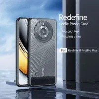 Dux Ducis สำหรับ Realme 11 Pro/Pro Plus ป้องกันลายนิ้วมือและทนต่อการขีดข่วนเคสโทรศัพท์ผิวเกล็ดน้ำแข็ง