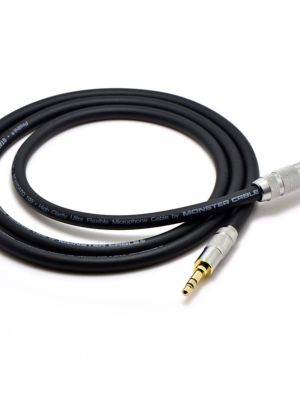 2023/xx American monster fever-grade gold-plated small three-core 3.5mm headphone audio AUX extension cable straight elbow