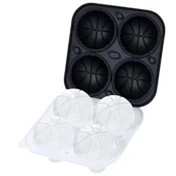 Silicone Soccer Ball Shaped Ice Mold, Football Ice Mold