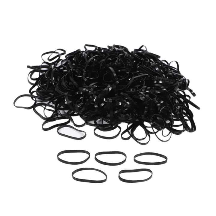 500pcs-black-elastic-rubber-band-for-hair-female-girl-gift