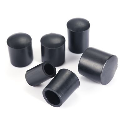 hotx【DT】 50pcs Rubber Round Tube End Push-in Cap Cover M12 Pipe Plug Screw Leg Safety Feet Table