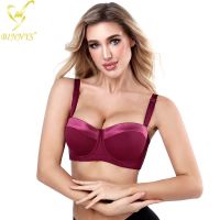 【jw】ﺴ☸  Women‘s Strapless D Cup 38d Female Size Big Ladies Large Bras BINNYS