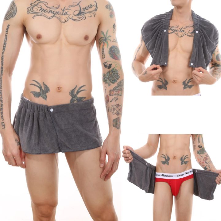 hotx-cw-men-soft-wearable-short-pants-mircofiber-beach-blanket-toalla-de-playa