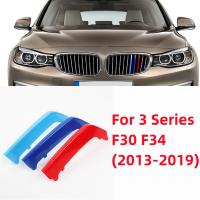 สำหรับ BMW 3 Series F30กีฬา F34 2013-2019รถ3D M จัดแต่งทรงผมกระจังหน้าตัดกันชนปกแถบสติกเกอร์ตกแต่งภายนอก