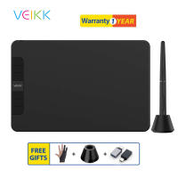 VEIKK VK640 6X4 INCH Graphics Tablet For Drawing Writing Osu Game 8192 Level Battery-Free Pen Digital Tablet Windows Android Mac