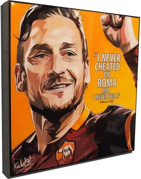 : FC Roma Poster,Football Wall Poster, Football Wall