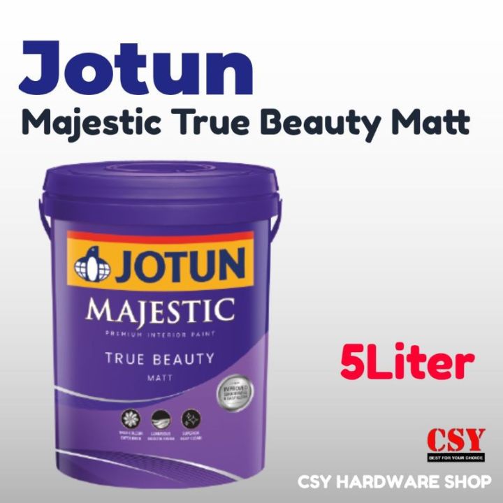 Jotun Majestic True Beauty Matt 5 Liter Lazada 2005